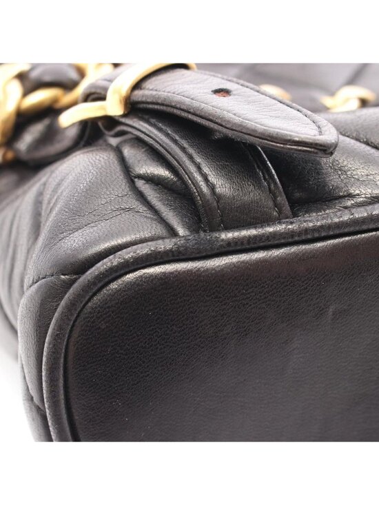 Chanel Rucksack Sac Backpack Quilted Black Lambskin main image 11